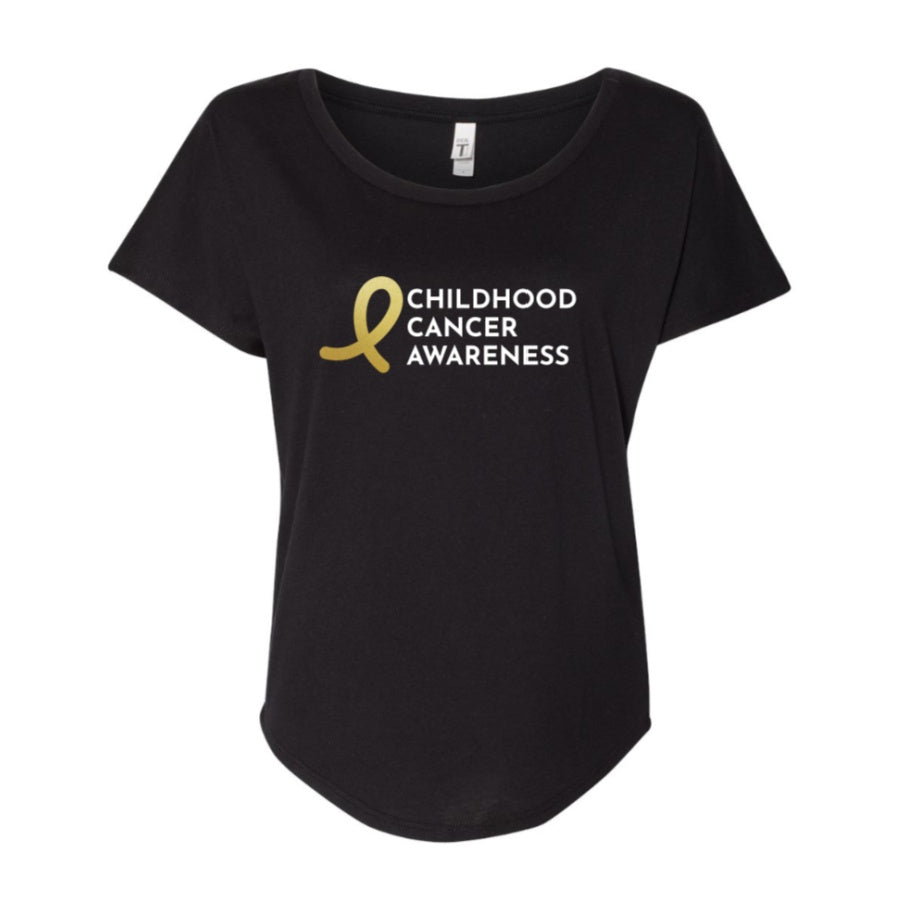 Childhood Cancer Awareness  Gold Ribbon Women's T-shirt