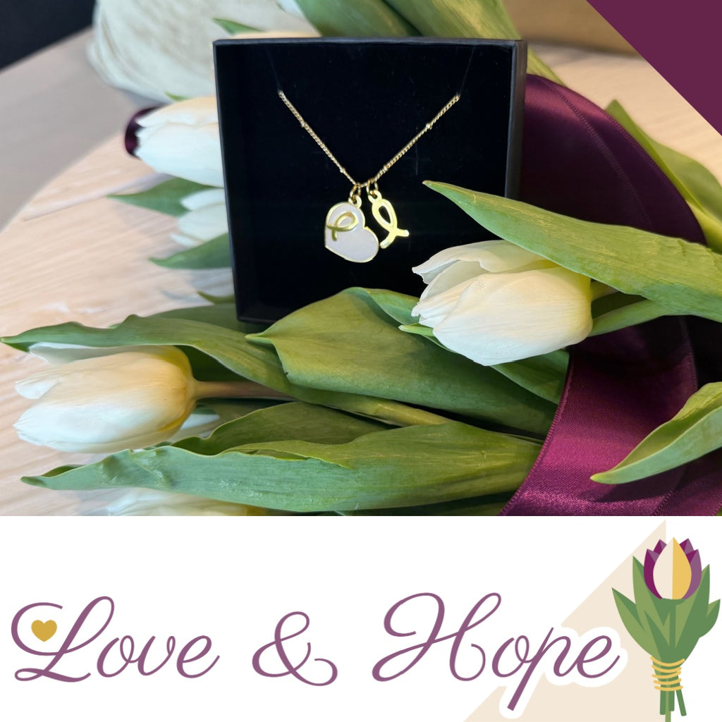 2026 Mother's Day Heart and Ribbon Necklace - Shipping Only