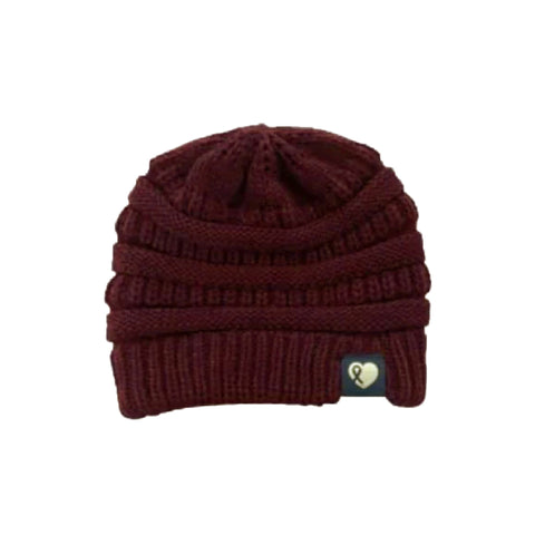 ON SALE - Momcology Knit Winter Beanie - Wine