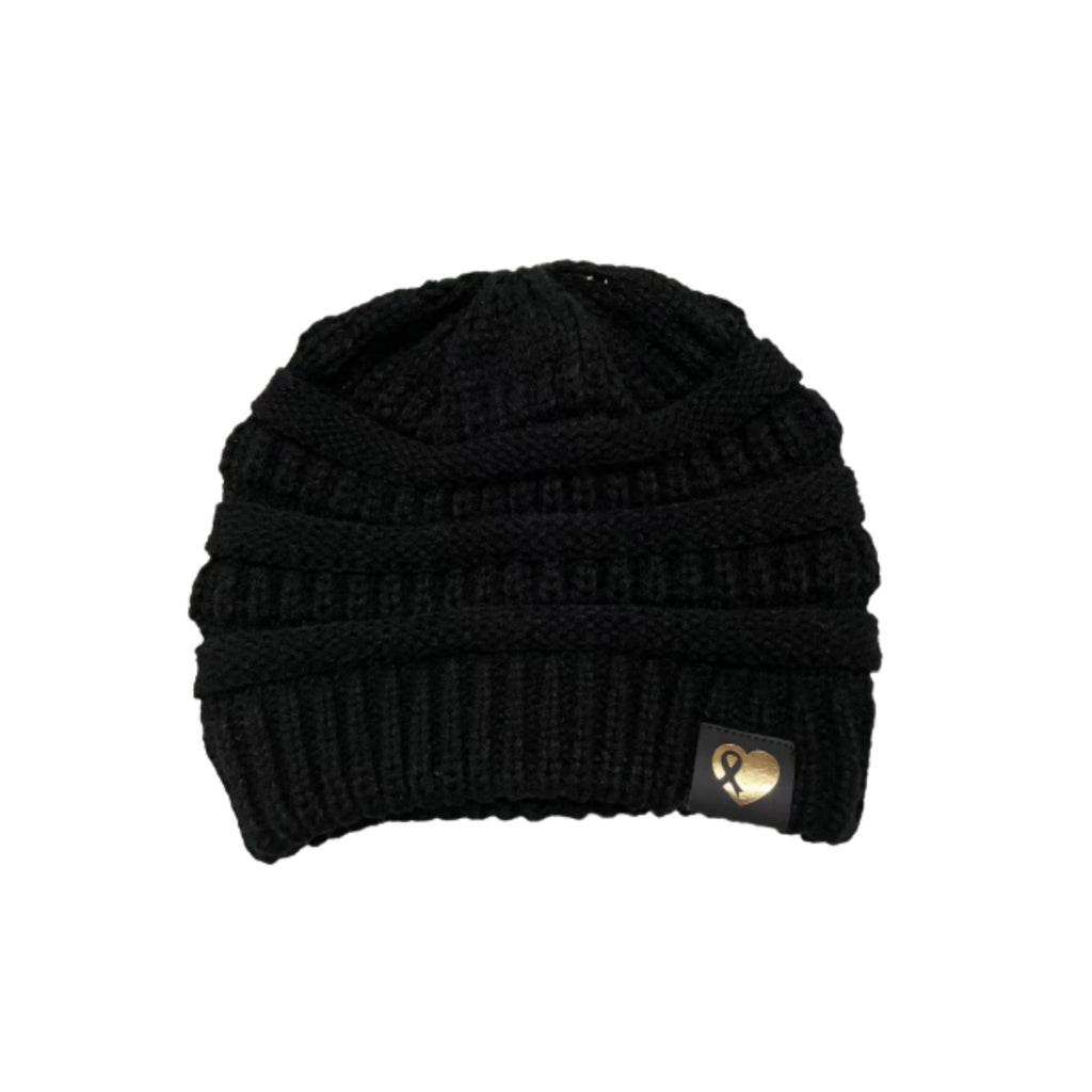 ON SALE - Momcology Knit Winter Beanie - Black