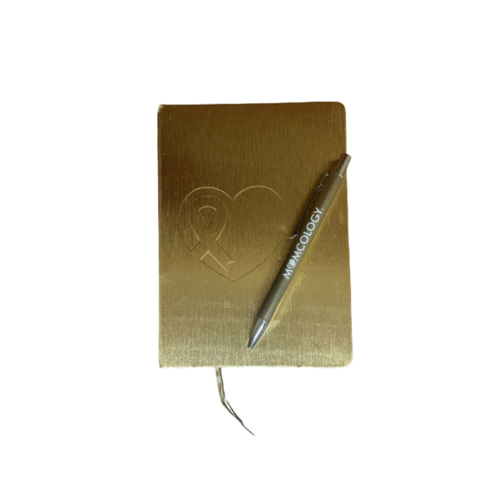 Metallic Gold Journal & Pen